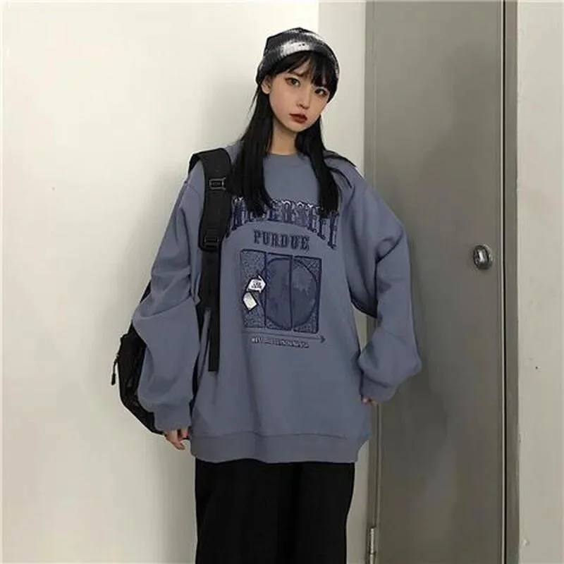 ins round neck thin section Harajuku female Korean version of Harajuku style student loose new 2021 longsleeved top coat trend Raincoat Turtleneck Coat Wrap Coat ins round neck thin section Harajuku female Korean version of Harajuku style student loose new 2021 longsleeved top coat trend Raincoat Turtleneck Coat Wrap Coat