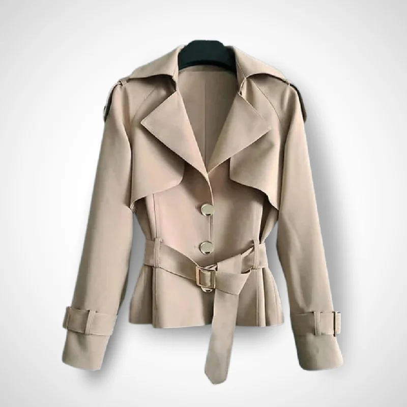 NOVA VINTAGE TRENCH COAT (Black currently out of stock) Satin Silk Chiffon