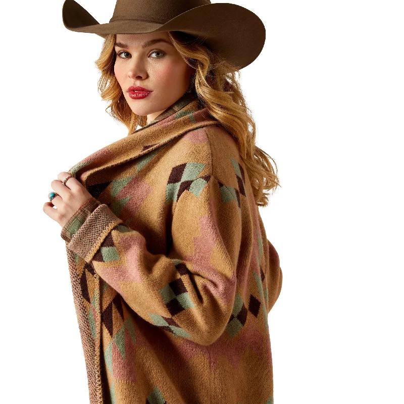 Women’s Ariat Sunset Chic Blanket Coat 10053982 Turtleneck Jacket Crew Neck Jacket V-Neck Jacket Women’s Ariat Sunset Chic Blanket Coat 10053982 Turtleneck Jacket Crew Neck Jacket V-Neck Jacket