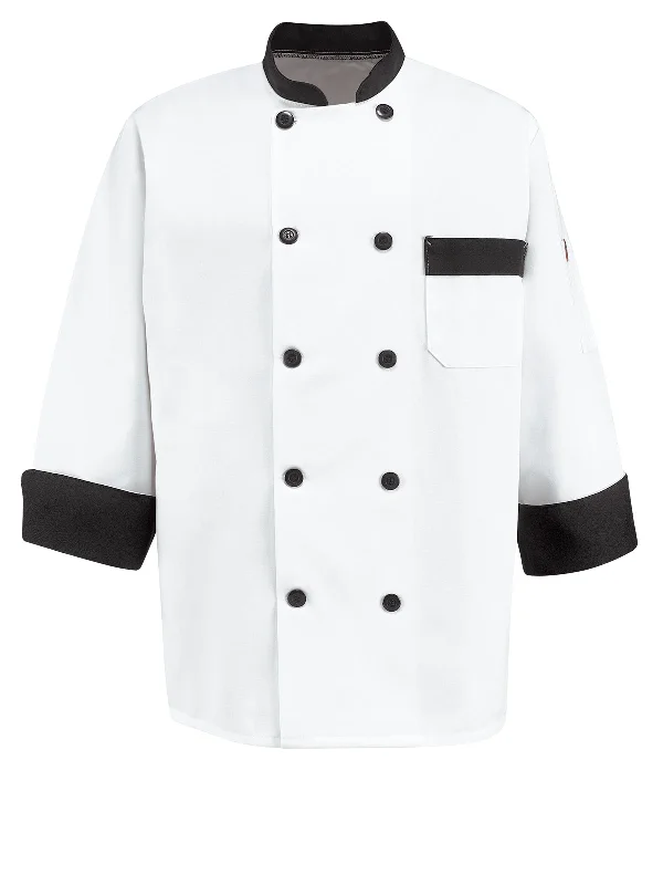 Men's 30" Garnish Chef Coat Jersey Tulle Batik