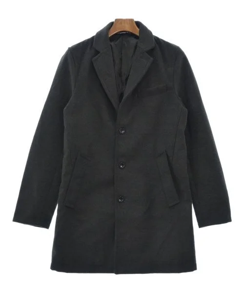 BEAMS HEART Chesterfield coats Raincoat Turtleneck Coat Wrap Coat