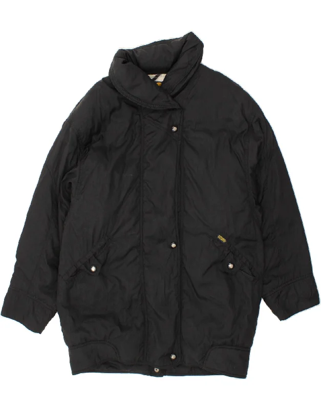 CIESSE PIUMINI Womens Padded Coat UK 18 XL Black Coat Overcoat Trench Coat