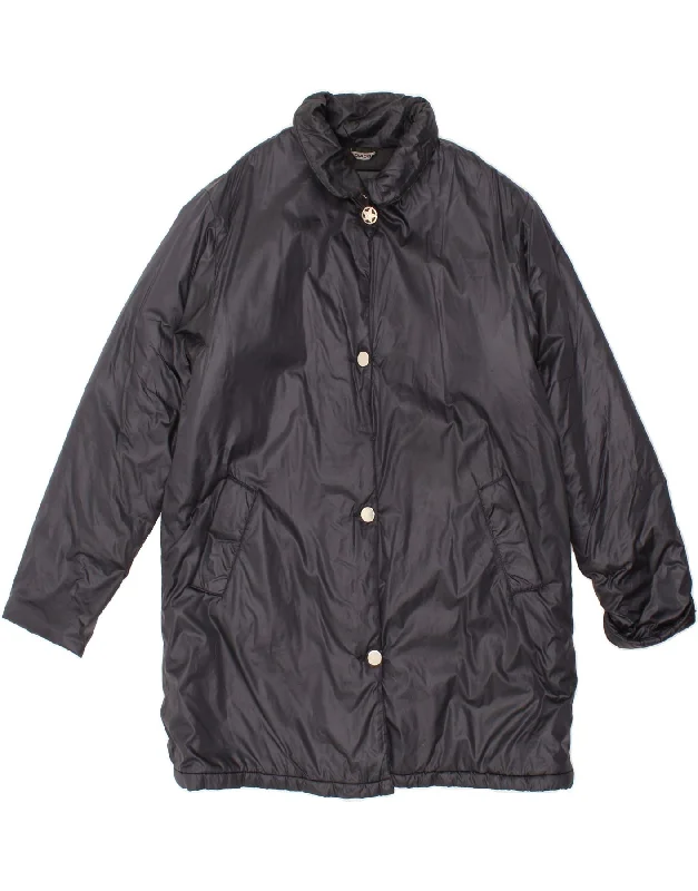 DIADORA Womens Windbreaker Coat UK 14 Medium Navy Blue Polyamide Blazer Duffle Coat Pea Coat DIADORA Womens Windbreaker Coat UK 14 Medium Navy Blue Polyamide Blazer Duffle Coat Pea Coat