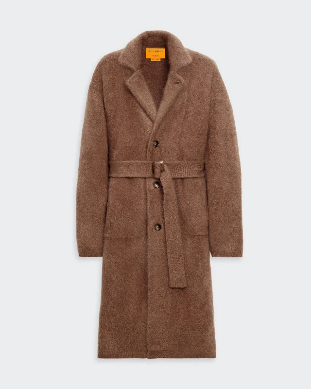Grizzly Wash Coat  - Almond Solid Print Jacquard