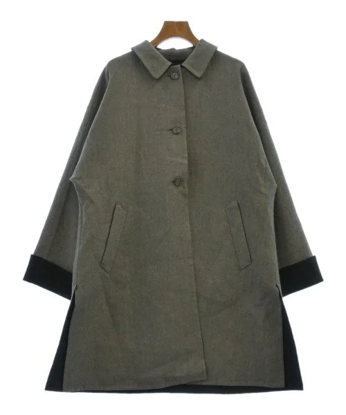 BASILE 28 Soutien collar coats Plaid Tartan Floral