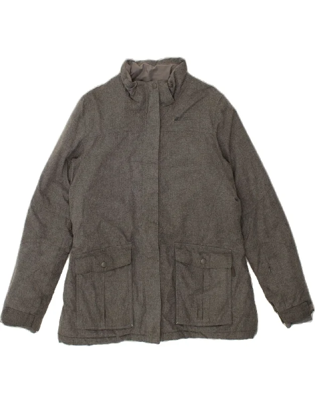 MOUNTAIN WAREHOUSE Womens Windbreaker Coat UK 14 Large Grey Polyester Toggle Coat Shawl Collar Coat Notch Collar Coat MOUNTAIN WAREHOUSE Womens Windbreaker Coat UK 14 Large Grey Polyester Toggle Coat Shawl Collar Coat Notch Collar Coat