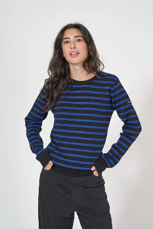 Jersey clásico marinero de punto  canalé en bajo Sophisticated Jersey Tee