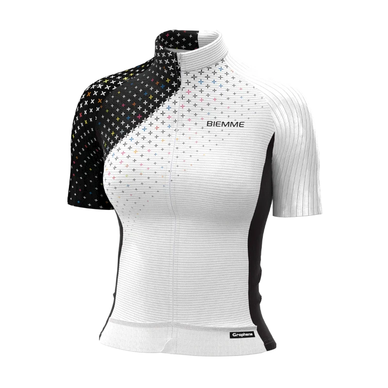 Cross short sleeve jersey - White Royal Blue Jersey Shirt