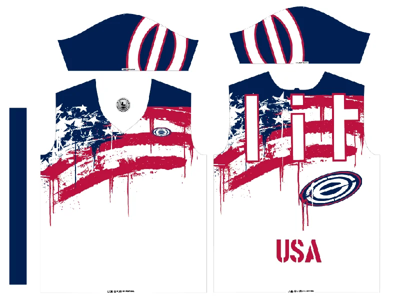 Elite Womens Jersey – ESD 1084 Elite Sports USA White Recycled Jersey Tee