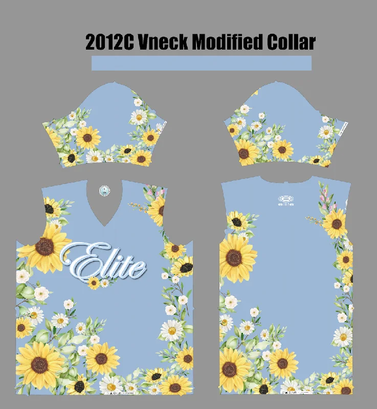 Elite Womens Jersey – ESD 1461 Blue Sunflower Limited Edition Jersey Tee