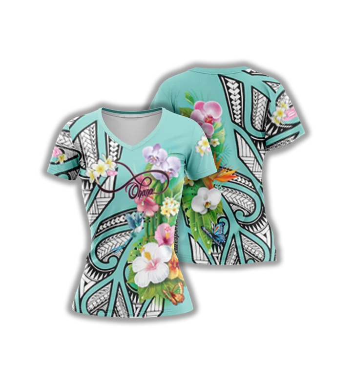Elite Womens Jersey – ESD 942 Ohana Tiffany Jet Black Jersey Tee