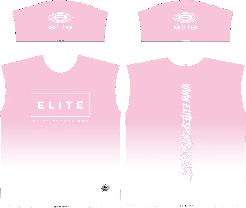 Elite Womens Jersey – Pink Fade Vintage Jersey Tee