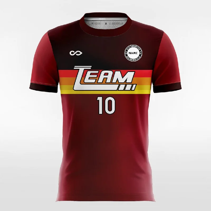 Ember Split - Women Custom Soccer Jerseys Design Stripe Pure White Jersey Tee