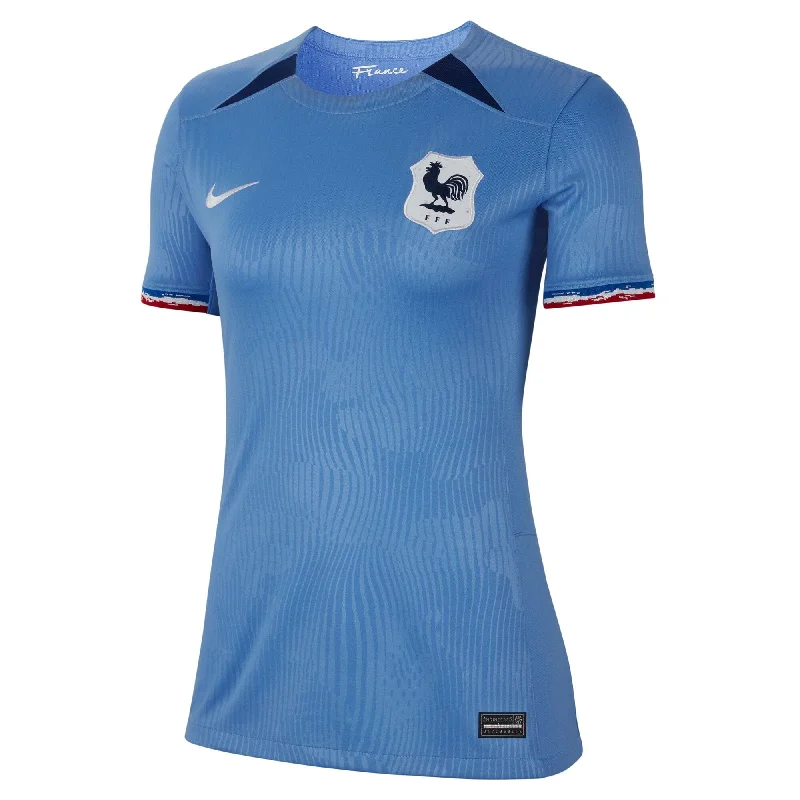 France 2023 Home Women's Jersey (DR3991-450) Round Neck Jersey Tee