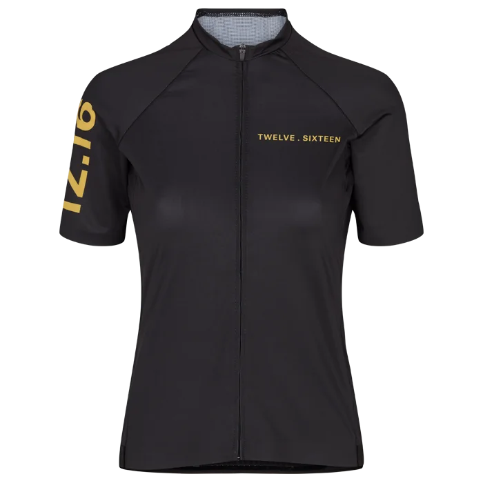 Twelve Sixteen Jersey Unik Sky1. LTD 95 Black Women Turtle Neck Jersey Shirt
