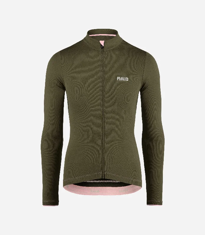 Element Women's Longsleeve Merino Jersey Halter Neck Jersey Tee