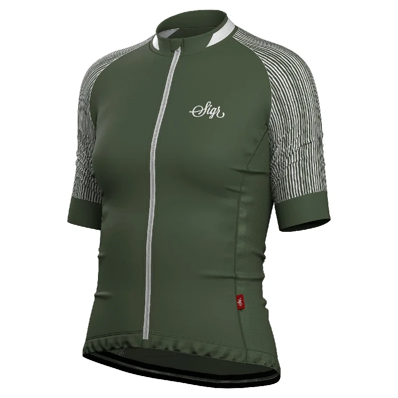 Koicha Women's Cycling Jersey Pure White Jersey Tee