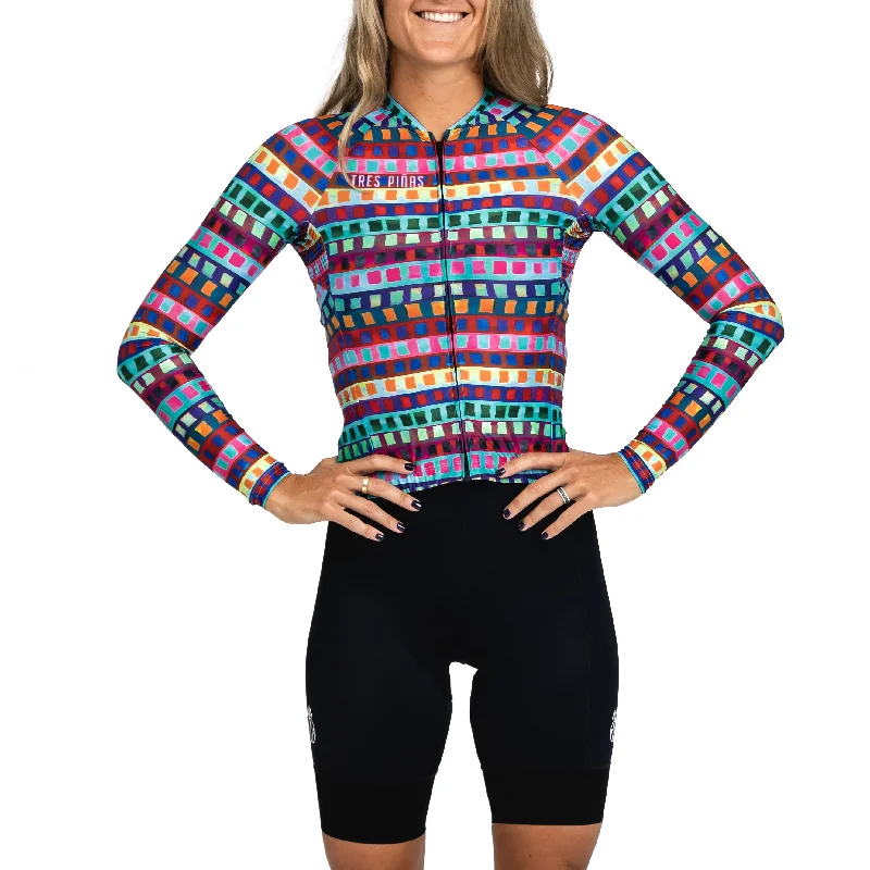 Women's Long Sleeve Racer Jersey | Loud Luau FINAL SALE Linen Jersey Top