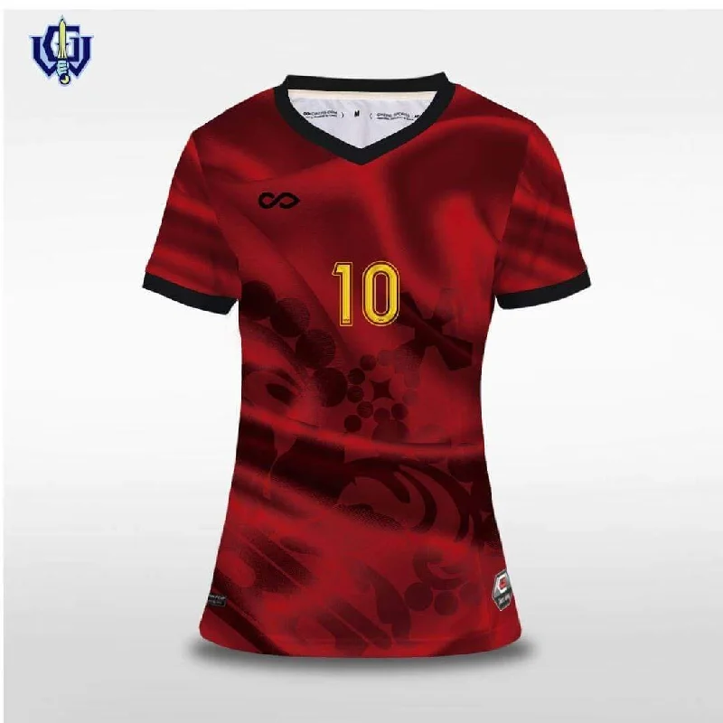Monsoon Mayhem - Customized Women's Sublimated Soccer Jersey Premium Jersey Tee