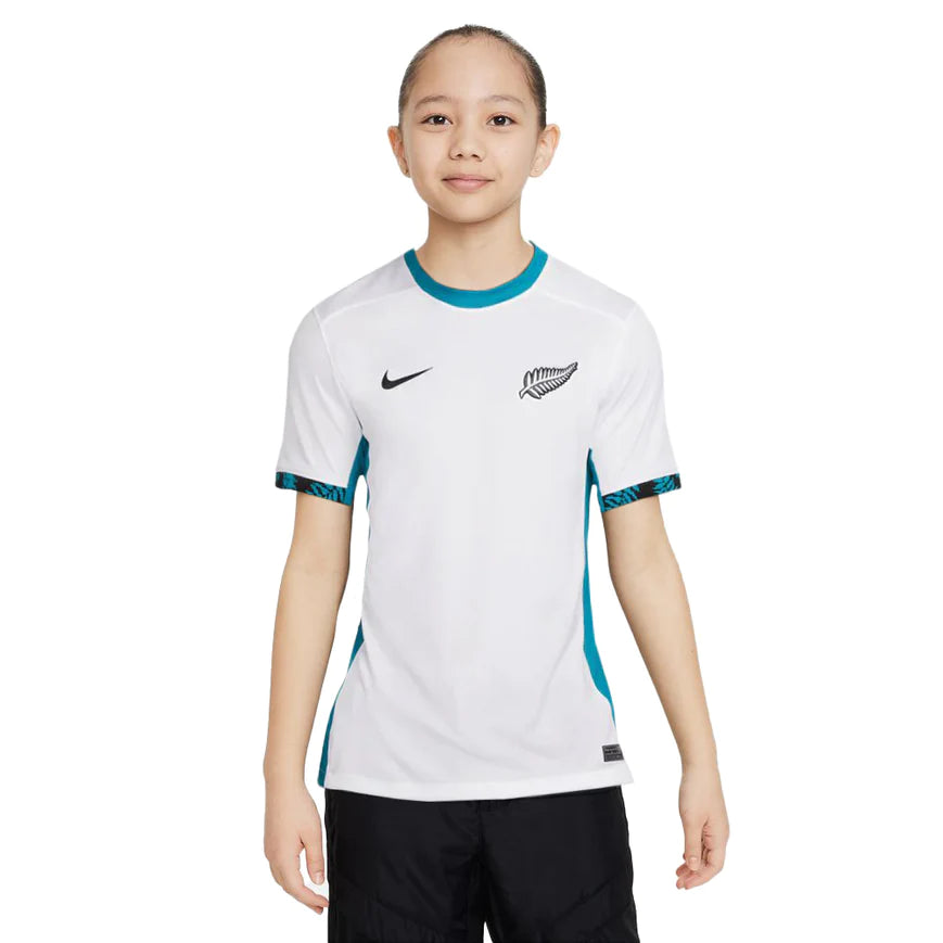 New Zealand 2023 Away Youth Jersey (DR4039-100) (05/APR/23) Custom Jersey Tee