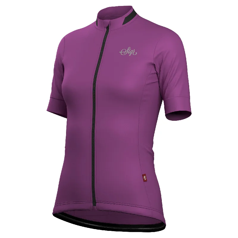 Orkidé Women's Pink Purple Cycling Jersey Halter Neck Jersey Tee