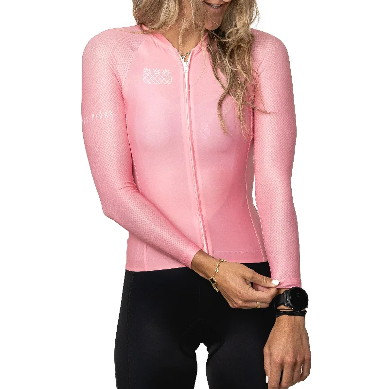 Women's Long Sleeve Jersey | Pretty in Pink FINAL SALE Luxury Jersey Tee