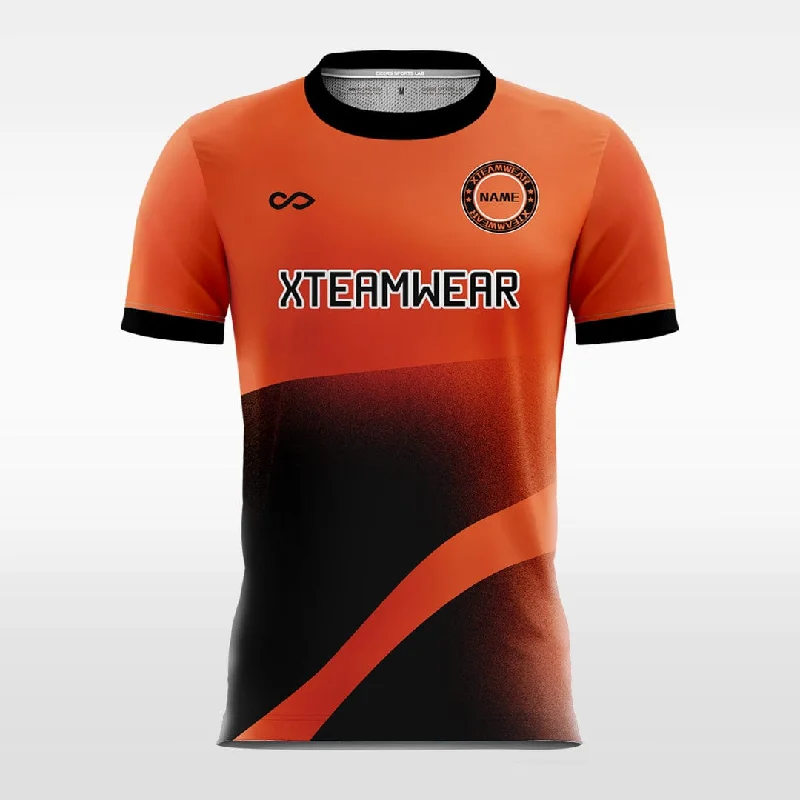 Red Gradient - Women Custom Soccer Jerseys Fluorescent Holiday Jersey Tee