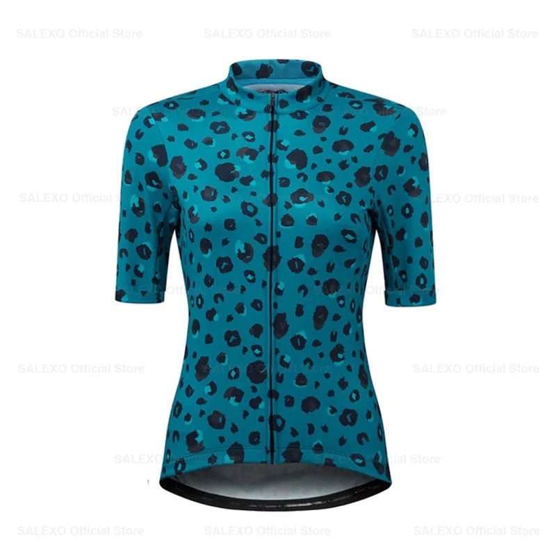 Salexo Women Flower Petal Cycling Jersey Limited Edition Jersey Tee
