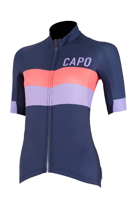 SC Donna Stripe Jersey Midnight Navy Glamorous Jersey Tee