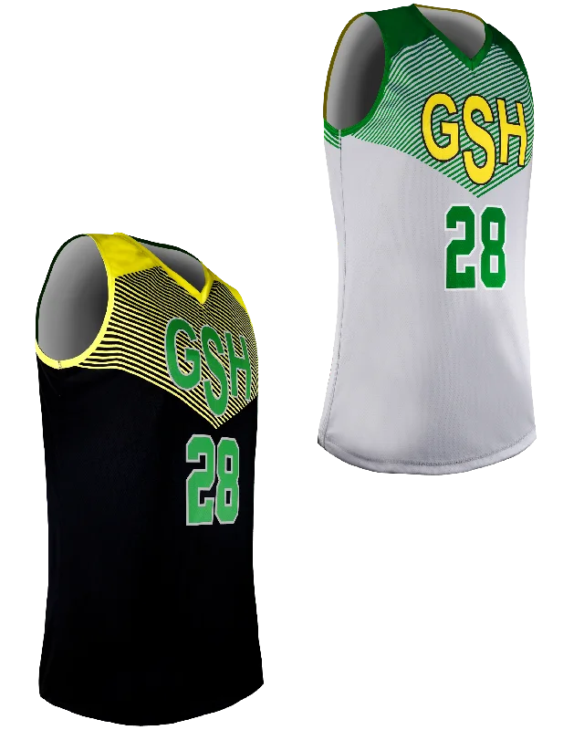 Performance SINGLE LAYER REVERSIBLE Basketball Jersey Travel Jersey Tee
