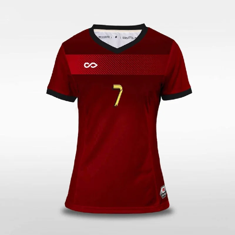 Soldier- Customized Women's Sublimated Soccer Jerseys Budget-Friendly Jersey Tee
