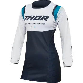 Thor Women's Pulse REV Jersey - Mint/White Budget-Friendly Jersey Tee