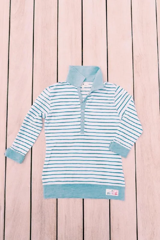 Women's Jibe Ho Jersey | Sky Stripes Boutique Jersey Tee