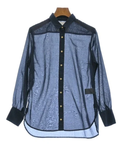 AK+1 by EFFE BEAMS Casual shirts Denim Fabric Leather Fabric Suede Fabric