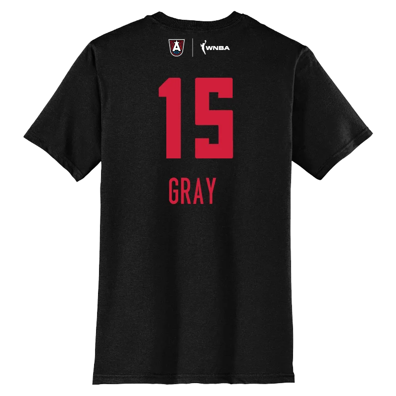 2024 Gray Player T-Shirt Welt Pockets Slit Pockets Flap Pockets