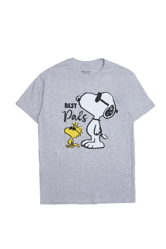Peanuts Snoopy Woodstock Best Pals Graphic Relaxed Tee Thin T-Shirt Open Front Quick Dry Peanuts Snoopy Woodstock Best Pals Graphic Relaxed Tee Thin T-Shirt Open Front Quick Dry