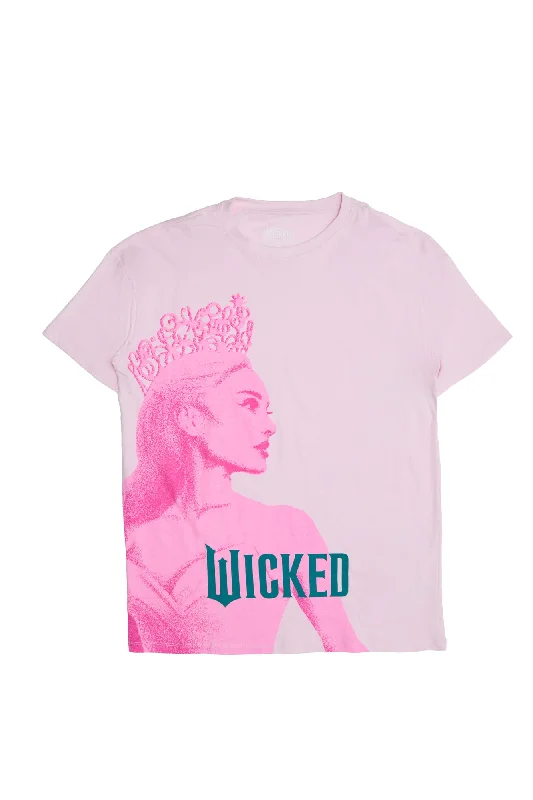 Wicked Crown Graphic Relaxed Tee Nylon Fabric Polyester Fabric Spandex Fabric