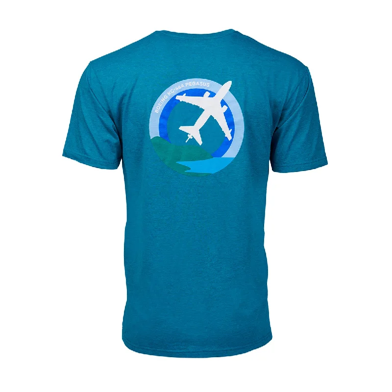 Boeing KC-46 Pegasus Skyward Unisex T-Shirt Graphic T-Shirt Round Neck Polyester