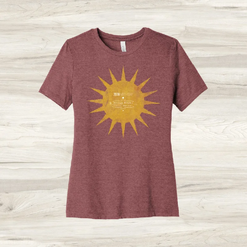 Chasing Daylight 20th Anniversary Ladies' T-Shirt Front Pockets Side Pockets Patch Pockets Chasing Daylight 20th Anniversary Ladies' T-Shirt Front Pockets Side Pockets Patch Pockets