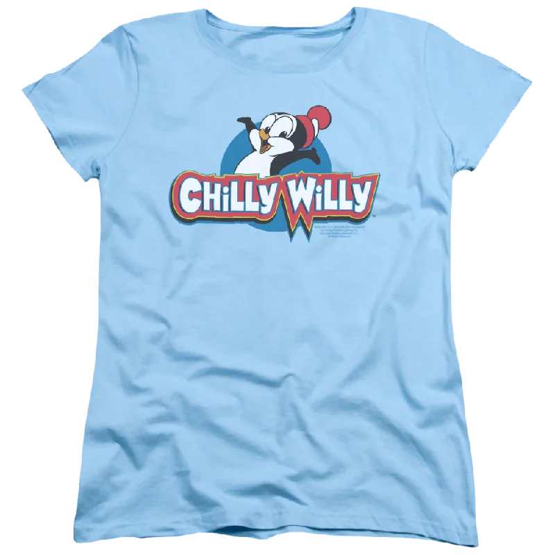 Chilly Willy Logo - Women's T-Shirt Terry Blend Velvet Blend Canvas Blend
