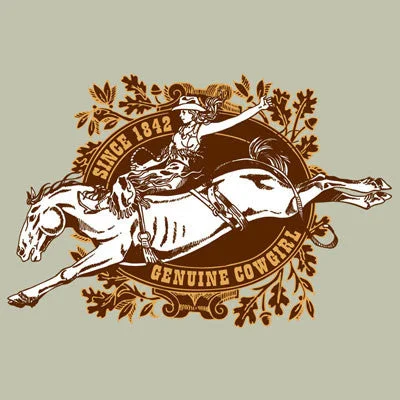 Cowgirl Bronco T Shirt Sequined Glittery Shiny