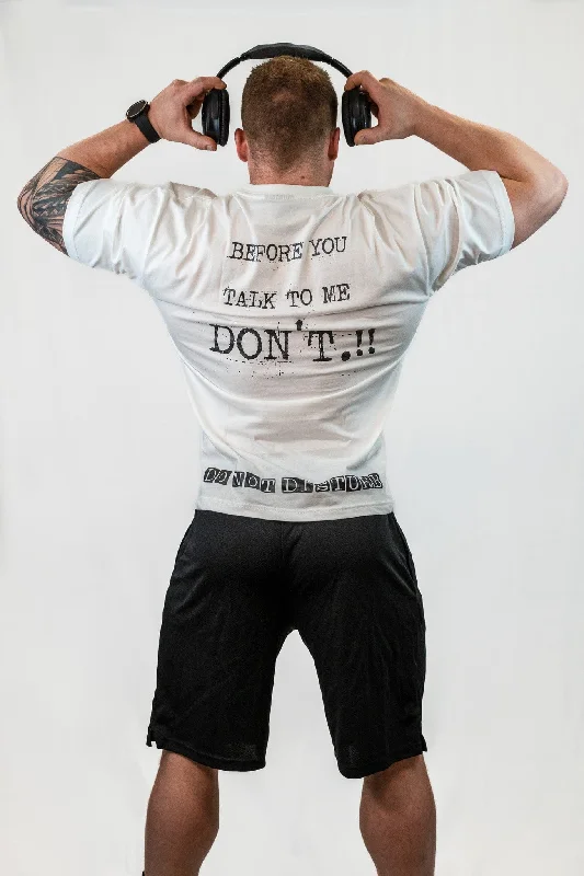 DO NOT DISTURB- T-Shirt Mesh Canvas Denim