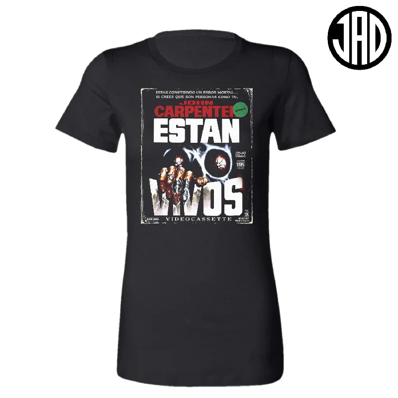 Estan Vivos - Women's Tee Lace Blend Ribbed Blend Corduroy Blend
