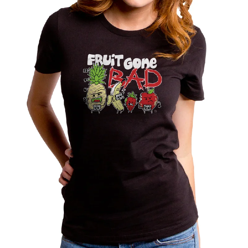 Fruit Gone Bad Women's T-Shirt Asymmetrical Pockets Print
