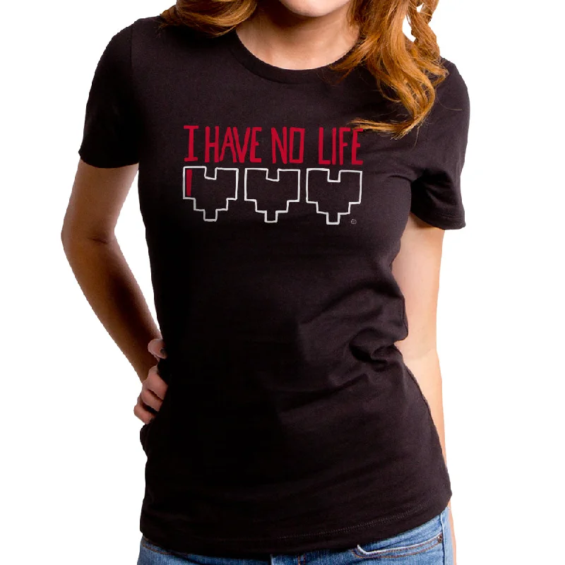 I Have No Life Women's T-Shirt Basic T-Shirt Crew Neck Short Sleeve