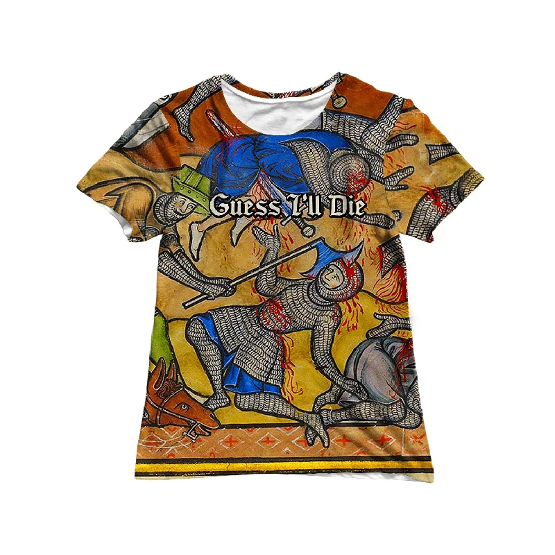 Guess I'll Die Women's Tee Spandex Blend Rayon Blend Denim Blend