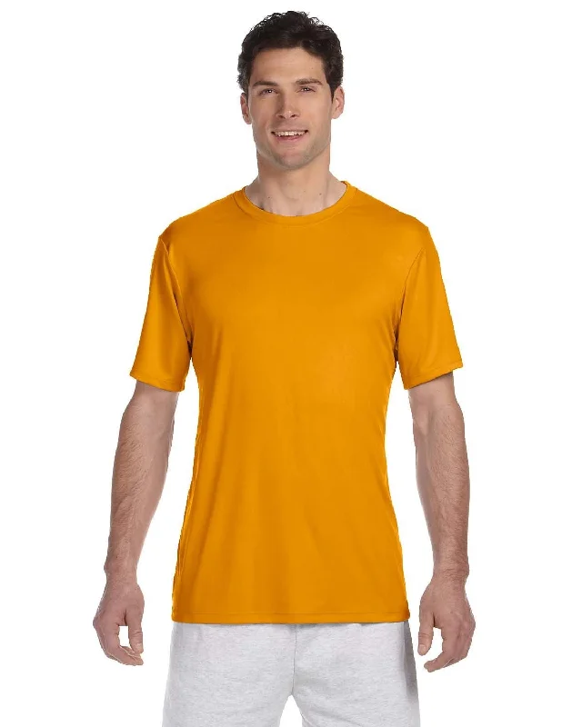 Hanes Cool Dri T-Shirt | Safety Orange Embroidered Appliqued Beaded