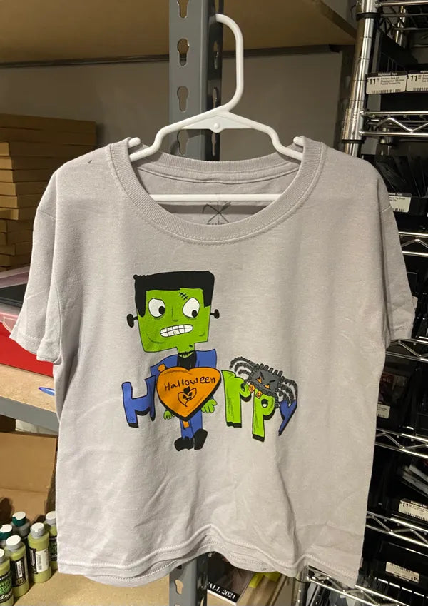 Frankenstein T Shirt - Happy Halloween Cozy Warm Stylish