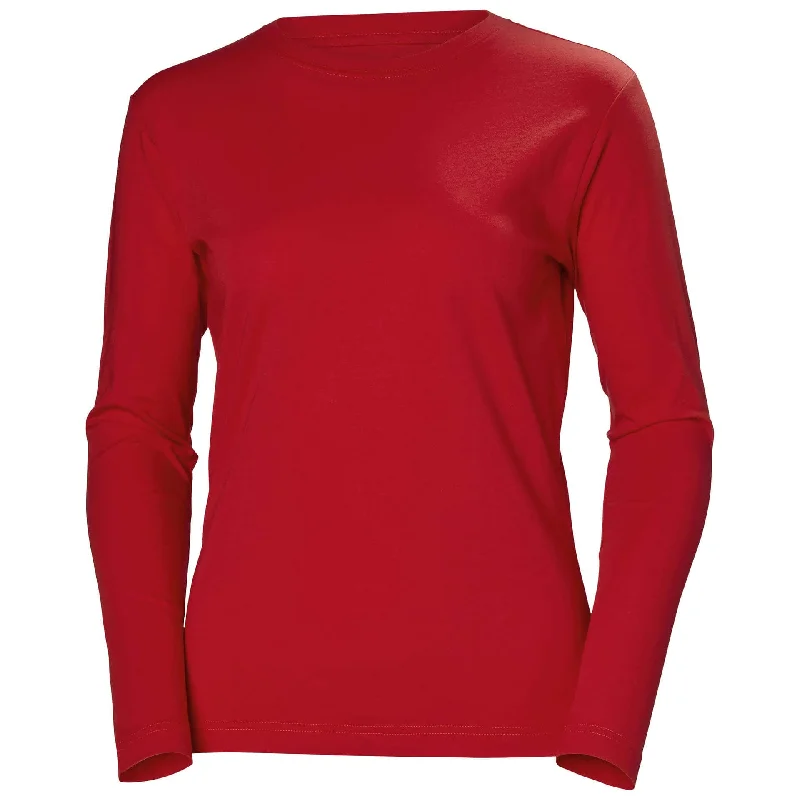 Helly Hansen Womens Manchester Longsleeve T-Shirt - 79159 Print Jacquard Patchwork