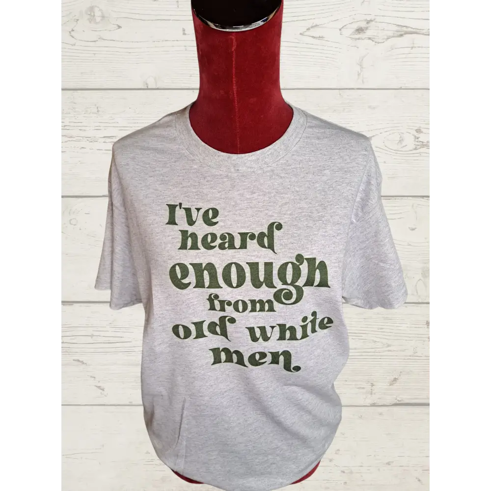 I've heard enough Unisex Shirt Hooded Caped Shawl Collar